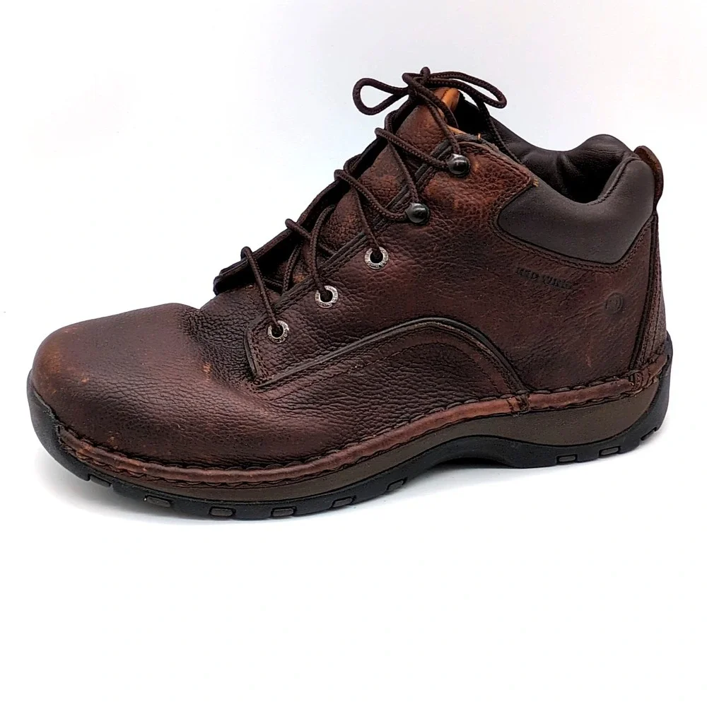 Red Wing Shoes Mens Boots Brown 8.5EE Leather Work Safety Toe Ankle F2413-05